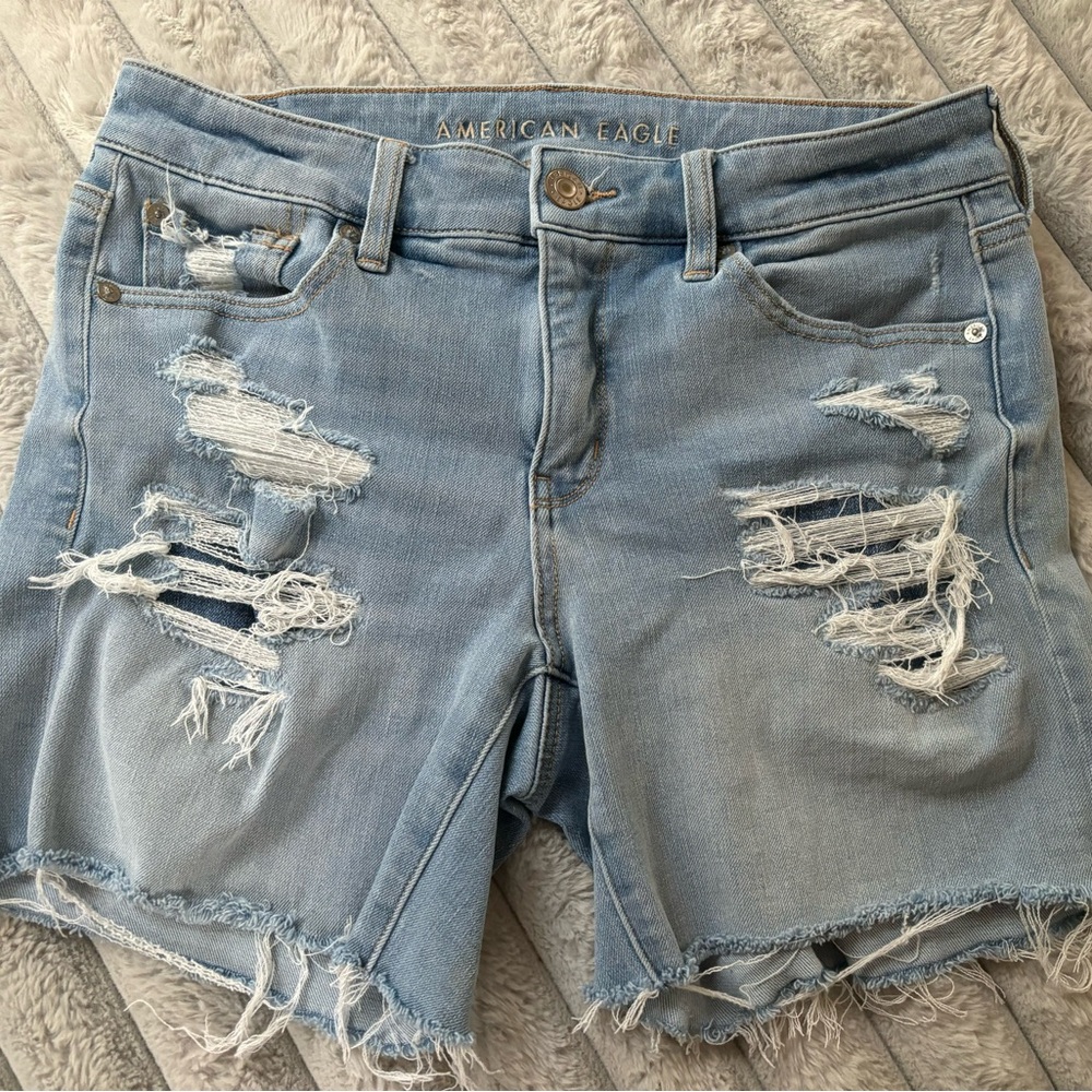 American Eagle distressed Jean shorts